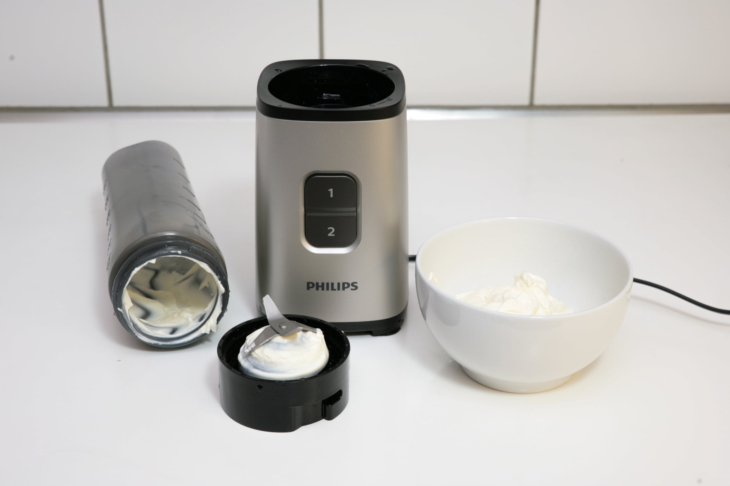 Philips Mixer macht Sahne