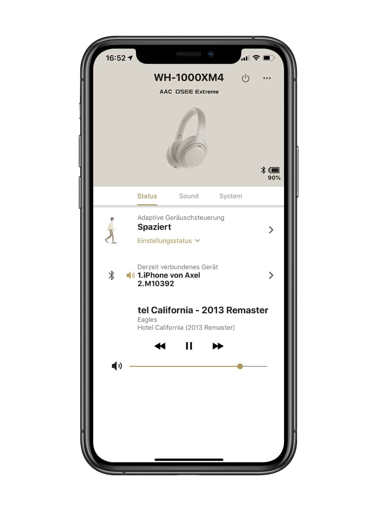 App für den Sony WH-100XM4