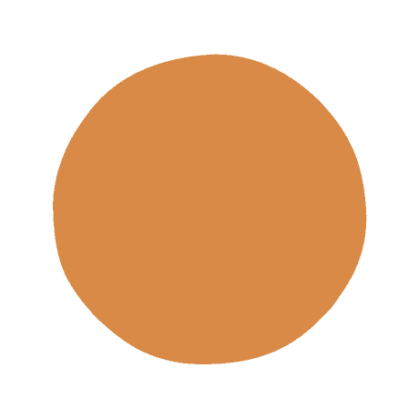 Orangener Kreis als Logo von Headspace für geistige Gesundheit und Fitness