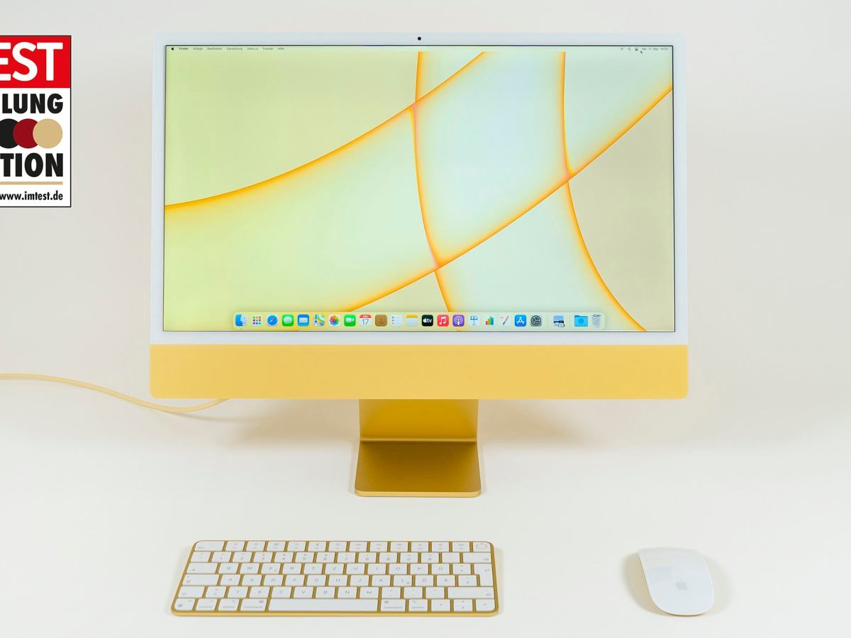 Apple iMac 24 Zoll (2021) im Test: Jetzt wird es bunt