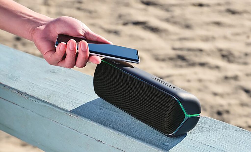 Sony Lautsprecher als Balkon-Gadget