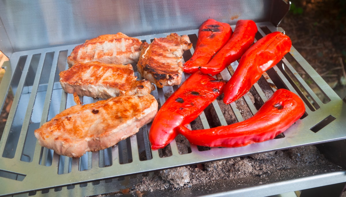 Grillgut auf Fennek Grill