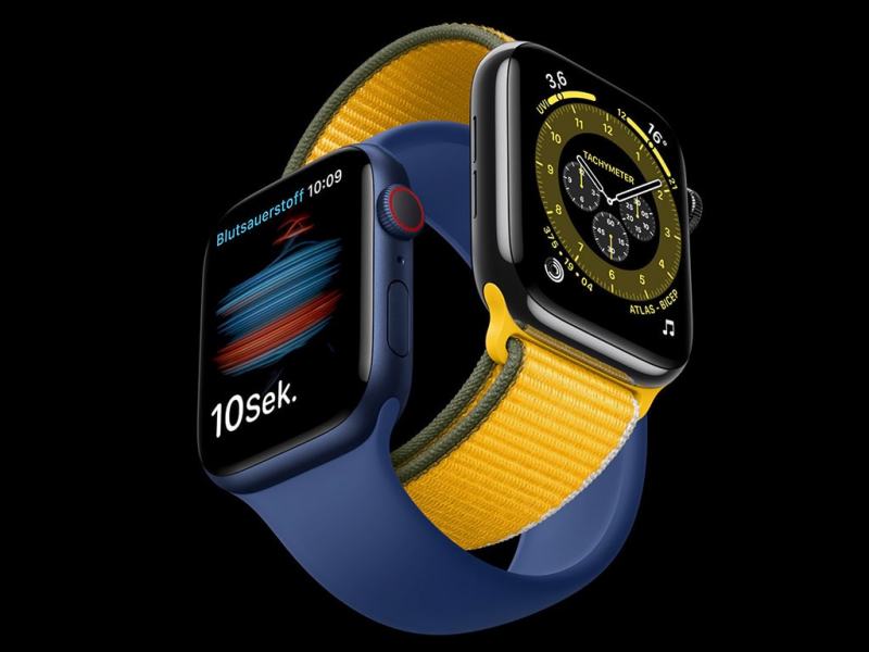 Eine Abbildung der Apple Watch 6