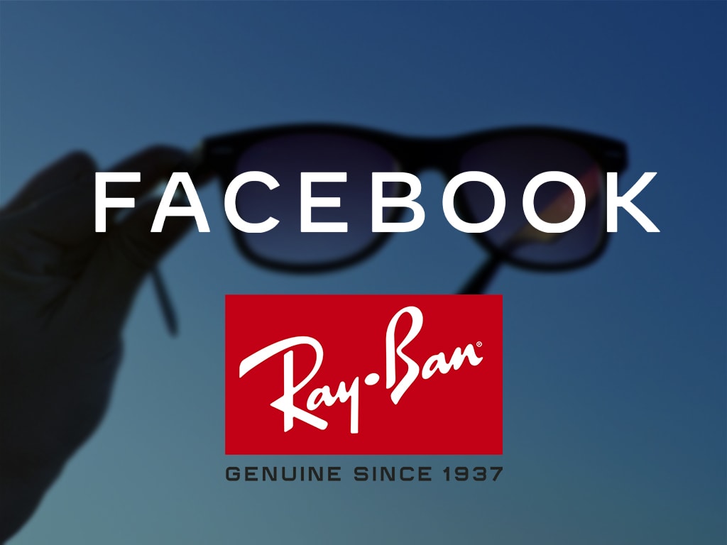 Das Logo der Zusammenarbeit von Ray-Ban und Facebook.