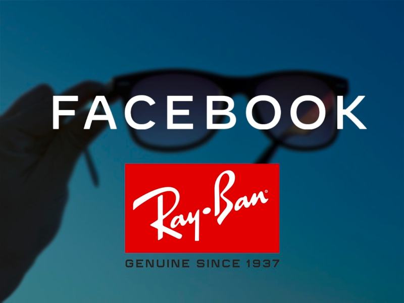 Das Logo der Zusammenarbeit von Ray-Ban und Facebook.