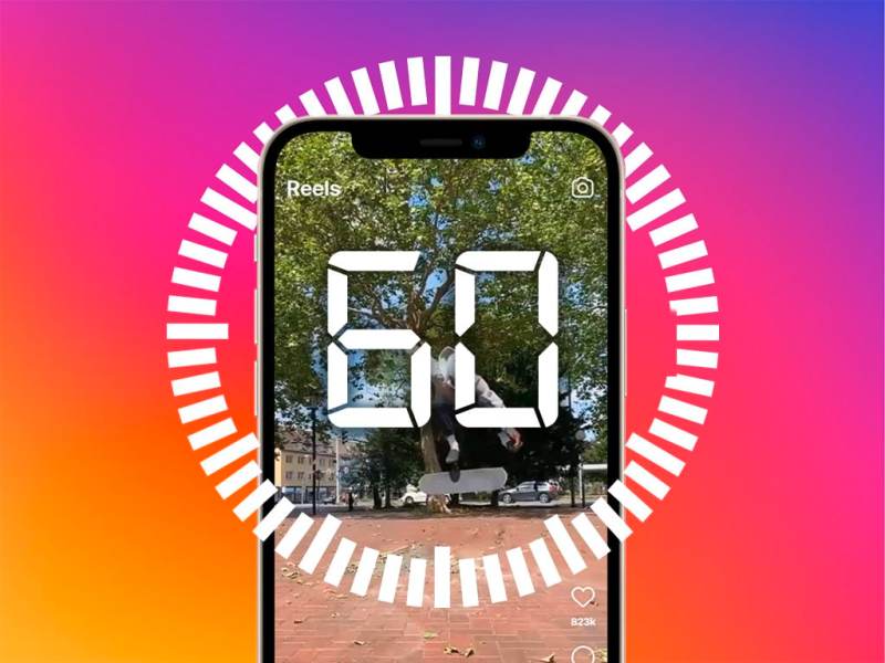 Instagram: Reels ab sofort mit 60 Sekunden Länge
