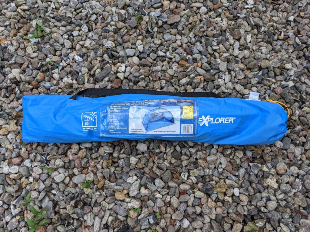 Zusammengepackte Strandmuschel