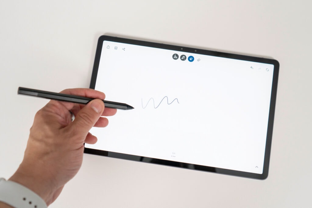 Stiftnutzung beim Lenovo Tablet