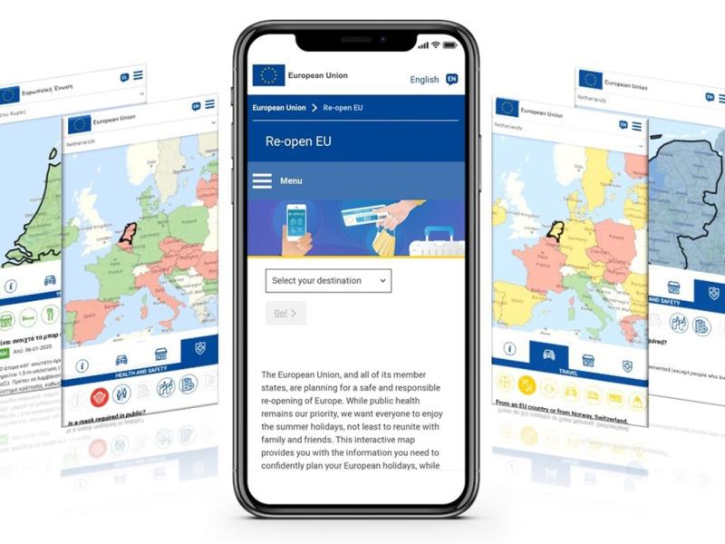 Re-open EU: Die App für sichere Reiseplanung ab dem 1. Februar
