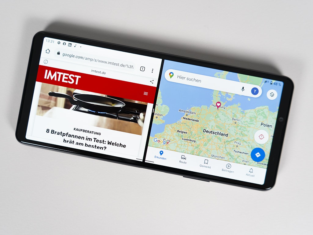 Sony Xperia 10 III Multi Window Modus
