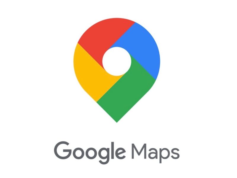 Das Logo von Google Maps
