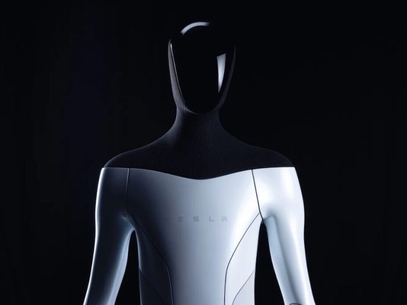Ein humanoider Roboter von Tesla.