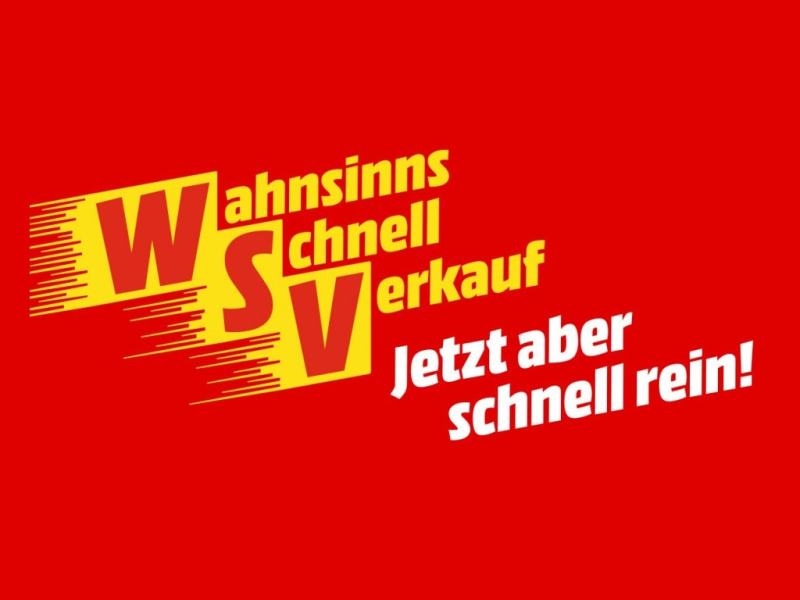 Gelbes WSV-Logo mit weißem Schriftzug auf rotem Hintergrund