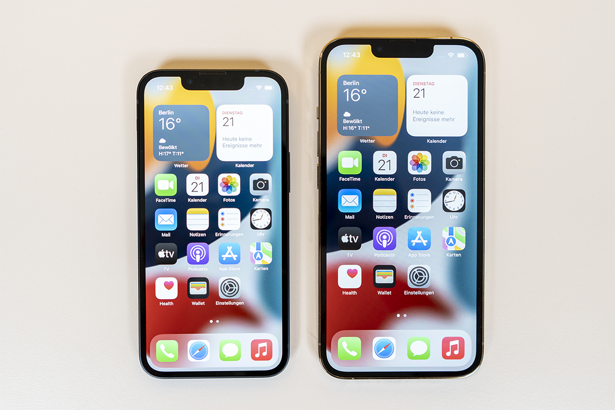 iPhone 13 Pro Vergleich iPhone 13 mini