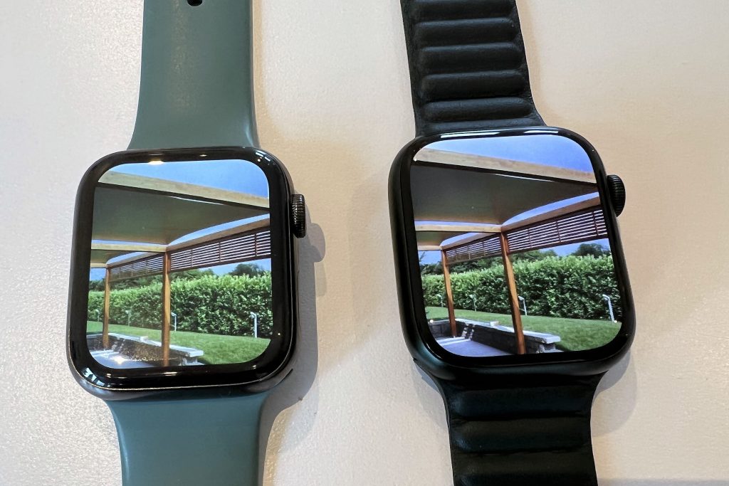 Apple Watch 6 und 7 Bildschirme im Vergleich