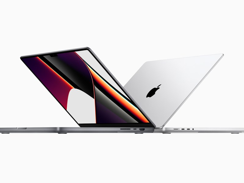 Two MacBooks side by side