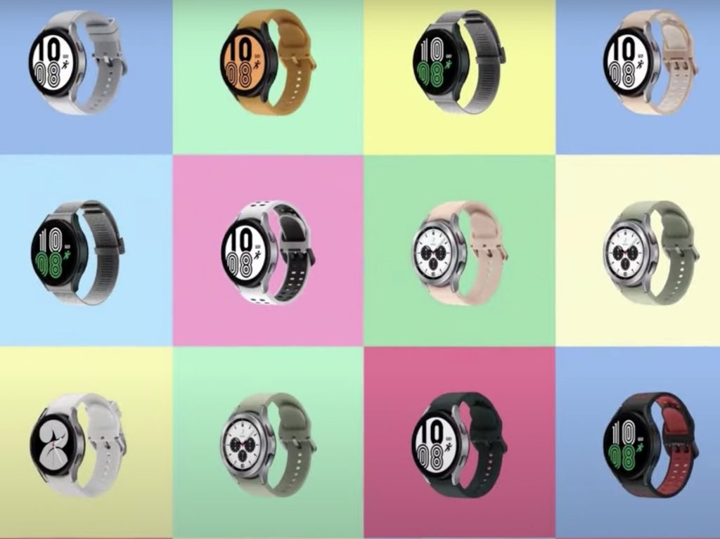 Galaxy Watch 4 in verschiedenen Farbvarianten