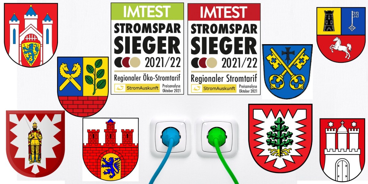 Wappen aus dem Großraum Hamburg und Strompsparsiegel