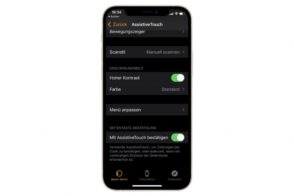 Iphone mit Watch-App