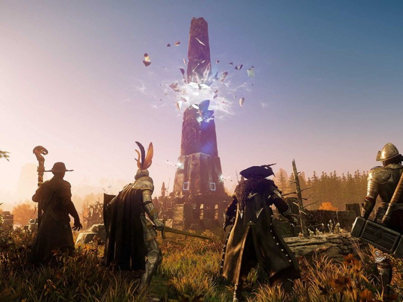 Spielergruppe in Amazons New World