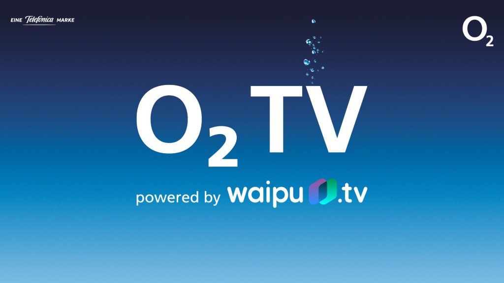 Das Bild zeigt das Logo von O2 TV