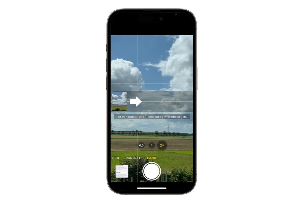 iPhone Panoramabild