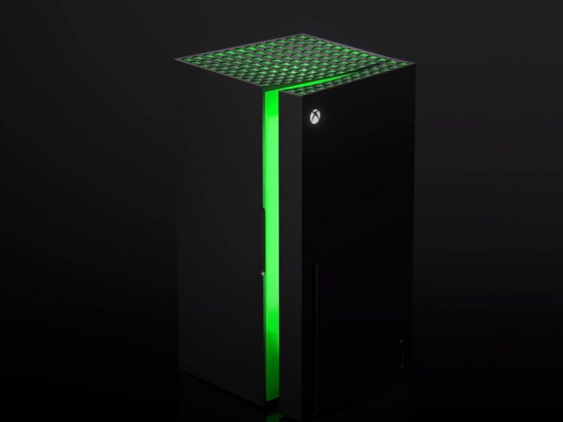 Der Xbox-Kühlschrank öffnet sich