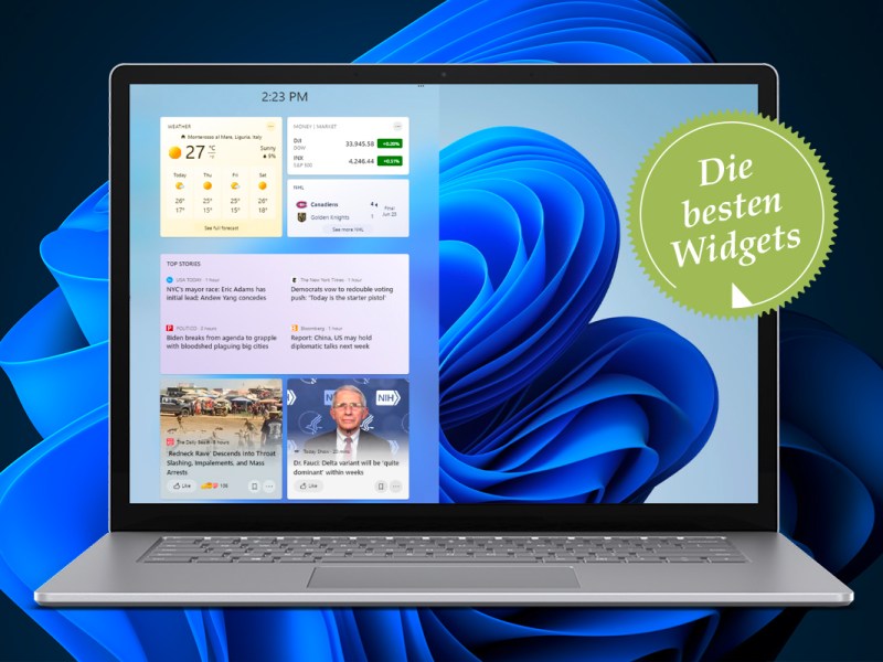 Die besten Windows 11-Widgets für News, Wetter & Co.