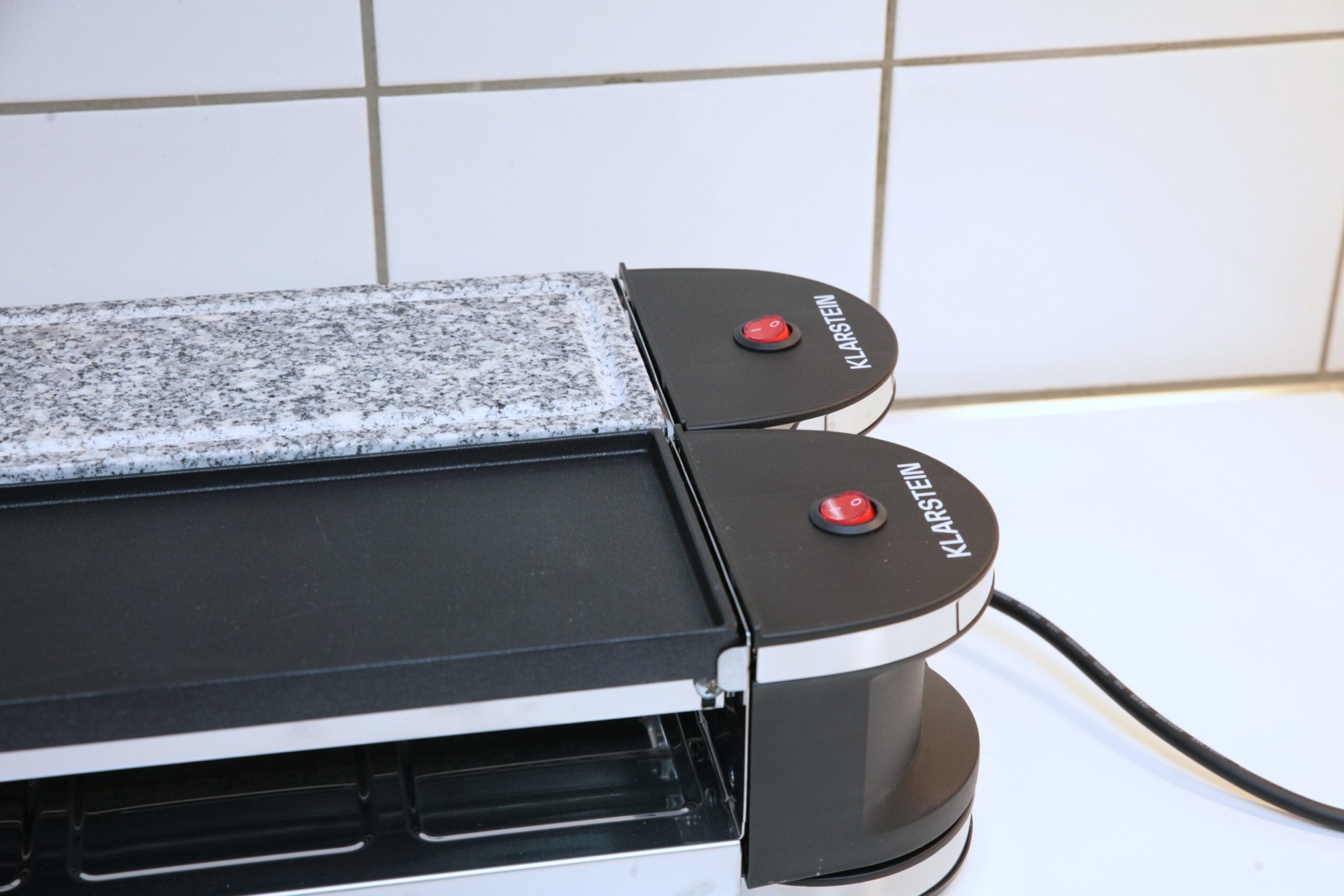 Ecke von Raclette Grill