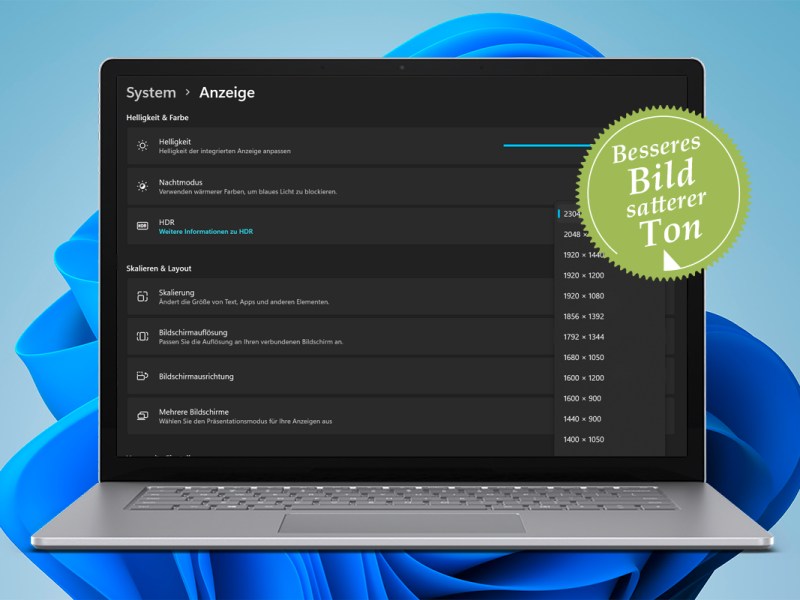 Windows 11: Bild und Ton perfekt einstellen