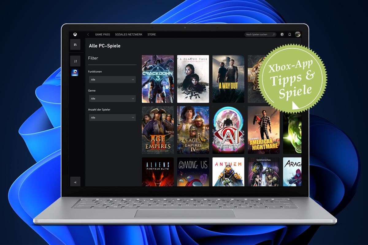 Mehr Spielspaß mit der Xbox App unter Windows 11 - IMTEST