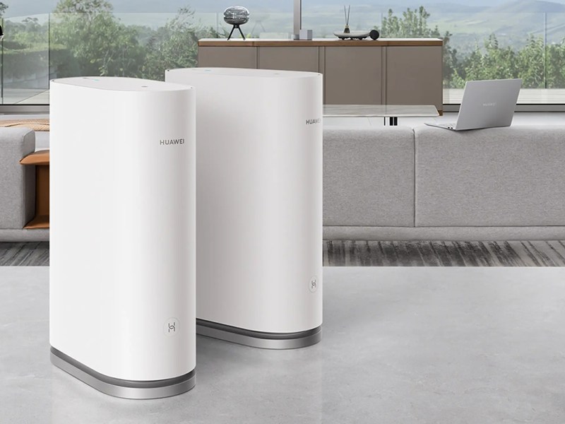 Huawei W-Lan Mesh im Wohnzimmer