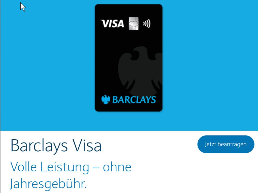Barclay Kreditkarte