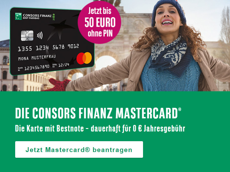 Kreditkarte der Consors Bank