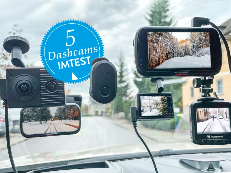 Welche Auto-Kamera ist jetzt am besten? 5 Dashcams im Test