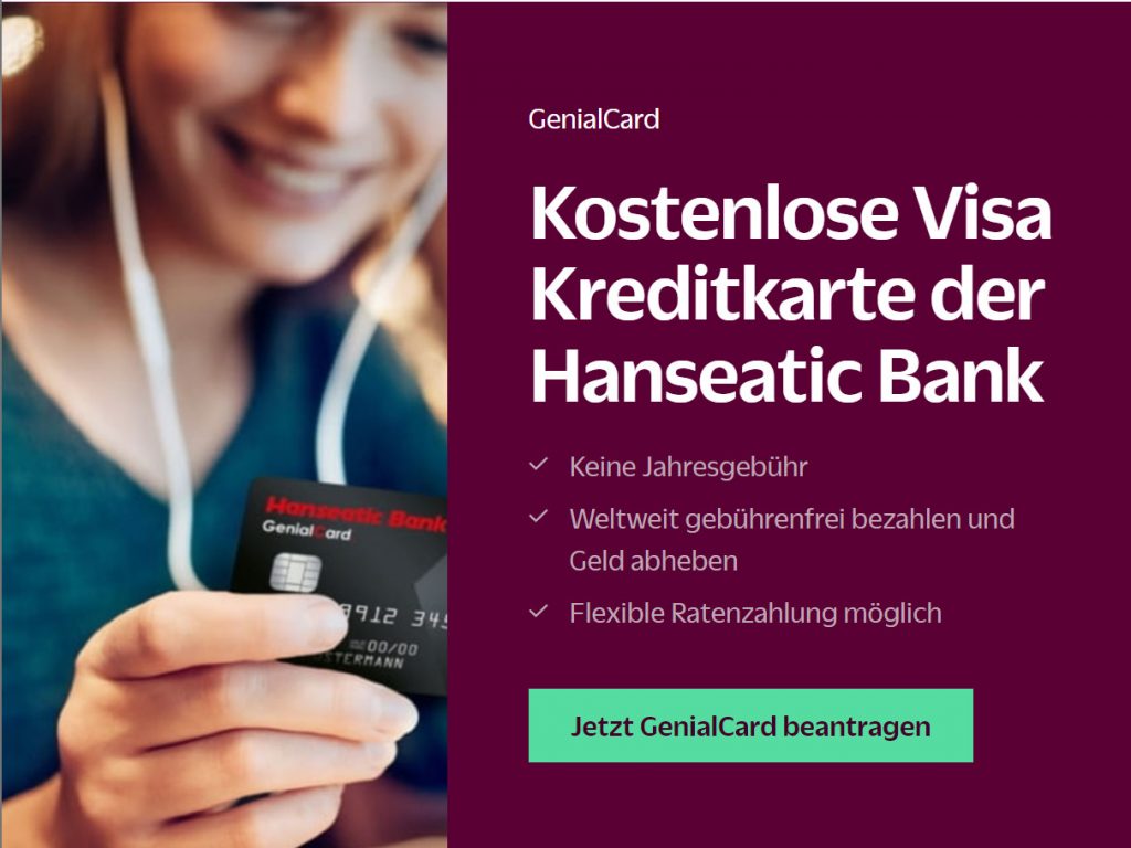 Genial Card der Hanseatic Bank