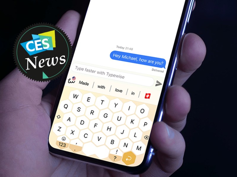 Typewise auf dem Smartphone