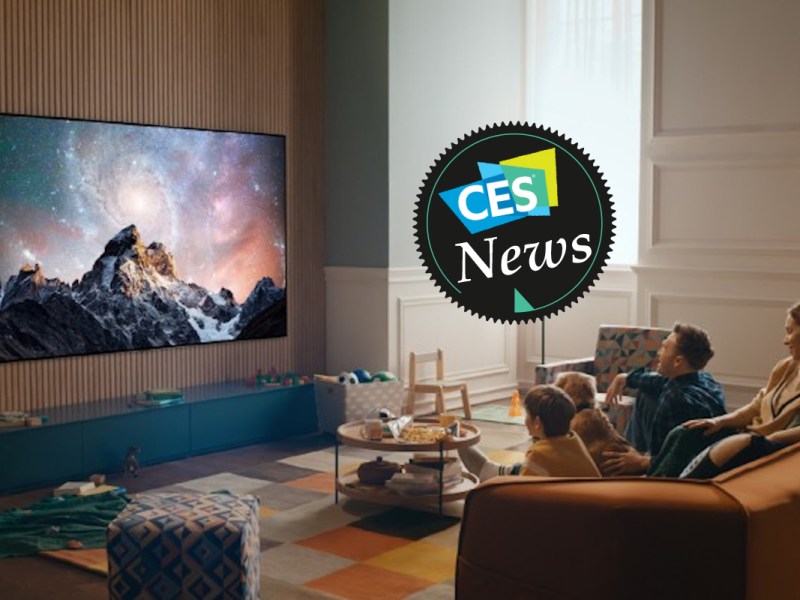 Neuer LG TV im Wohnzimmer