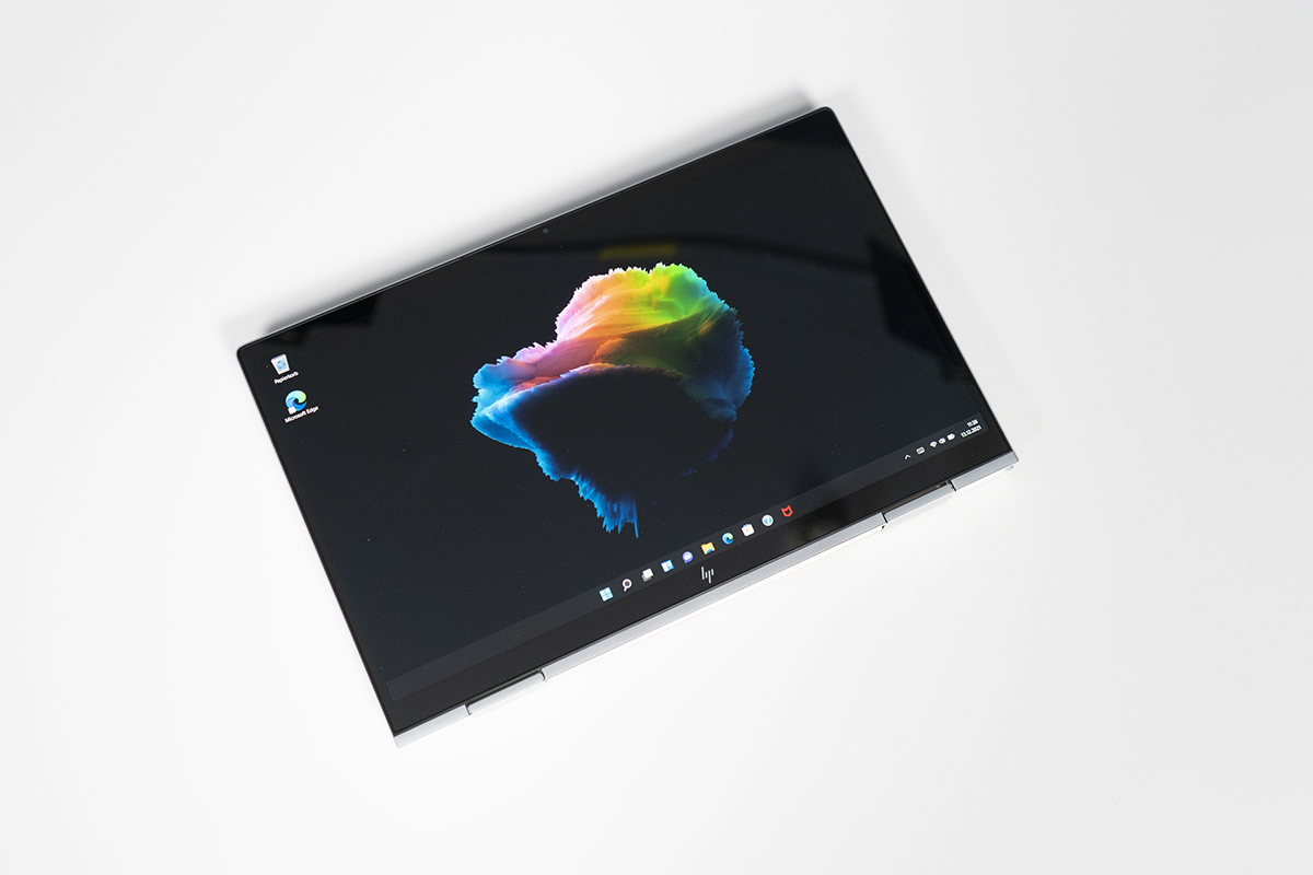 HP Envy x360 als Tablet zusammengeklappt