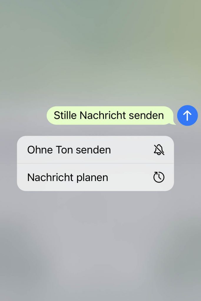 Telegram stille Nachricht schreiben