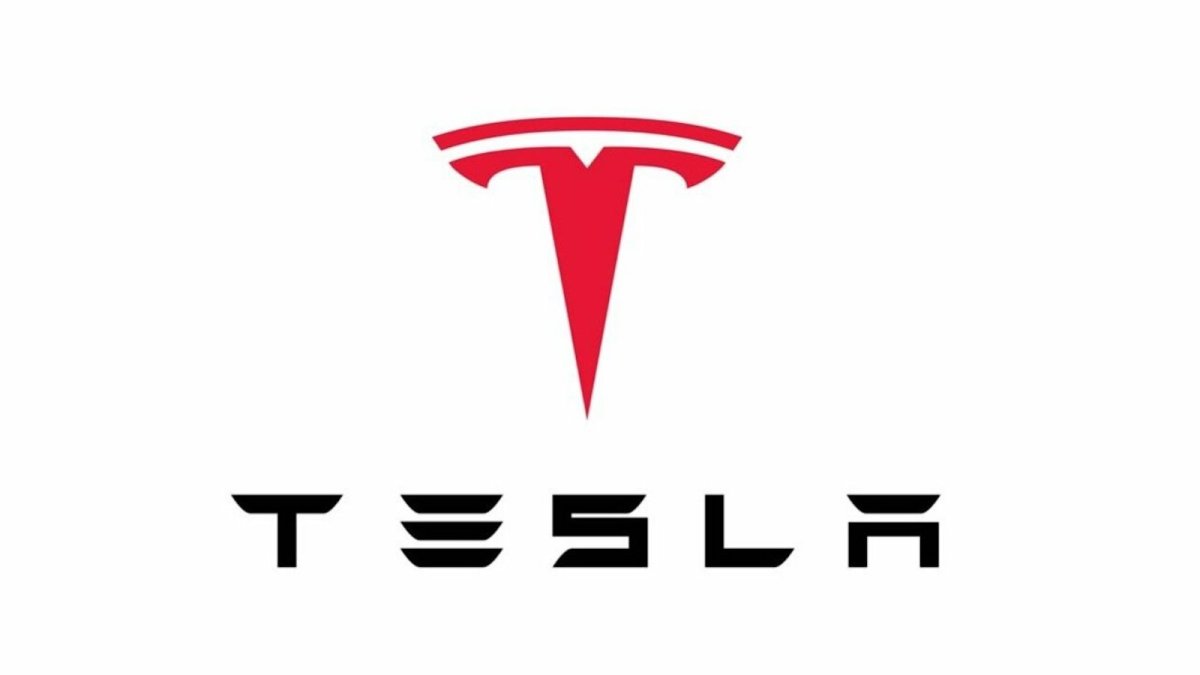 Das Logo von Tesla