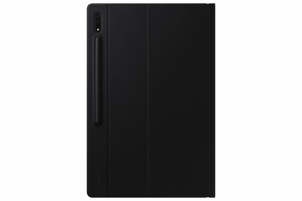 Tablet-Abdeckung für das Samsung Galaxy Tab S8 Ultra, die auch den Bildschirmstift S-Pen vor Verlust beim Transportieren schützt.