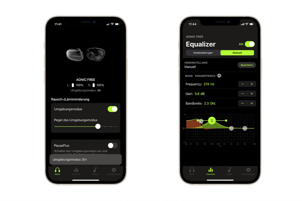 Shure Aonic Free App