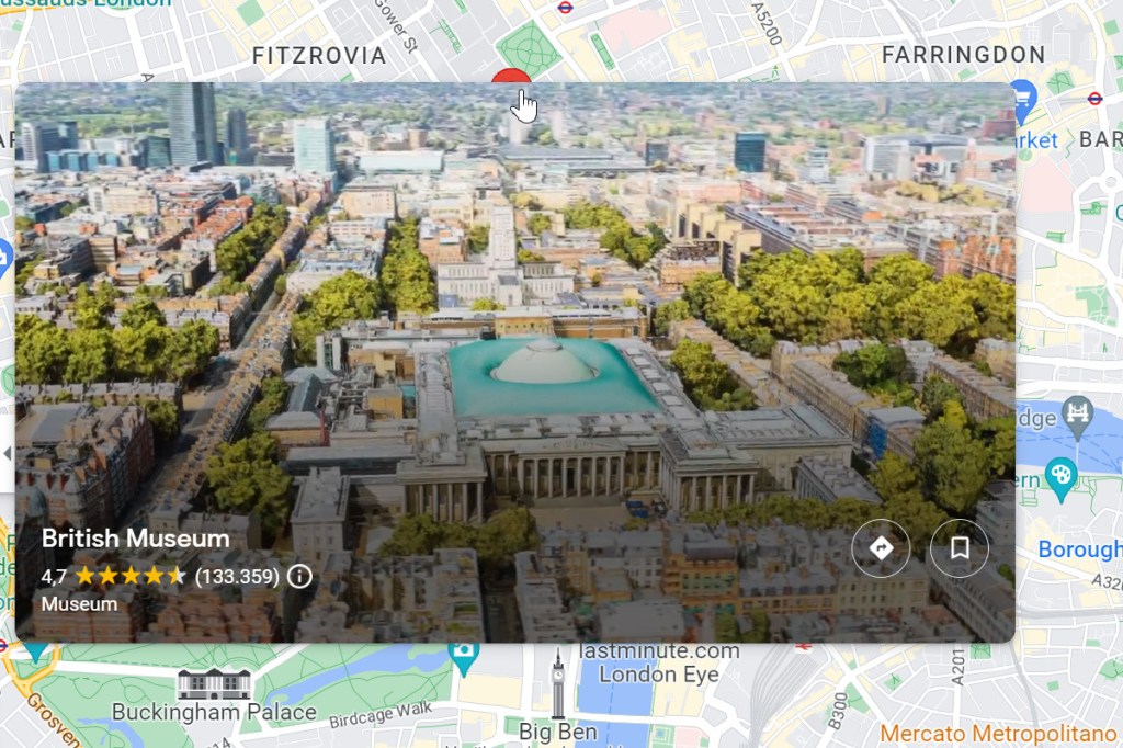 Maps Immersive Ansicht