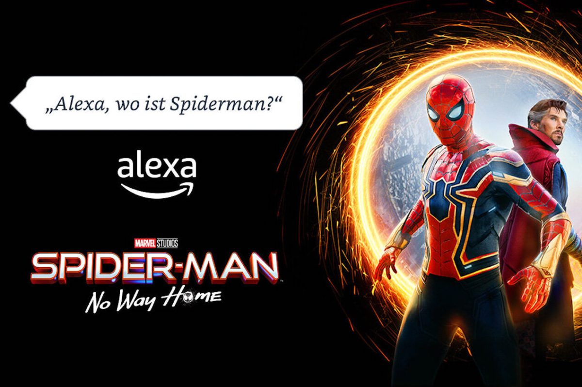 Ein Werbeplakat für Spider-Man
