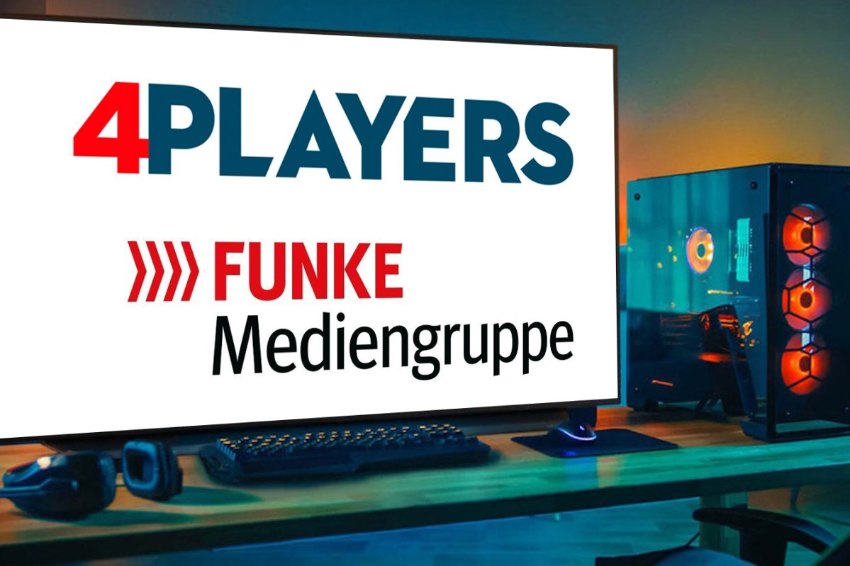 Spiele-PC und TV mit 4Players und Funke Mediengruppe Logo