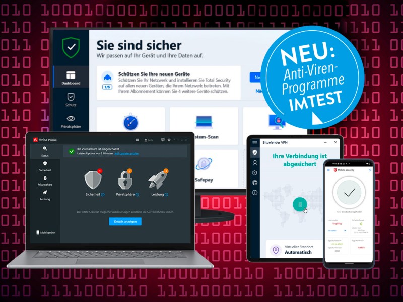 10 Antiviren-Programme im Test: Die besten Alternativen zu Kaspersky