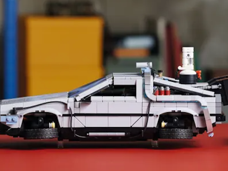 Der DeLorean von Lego