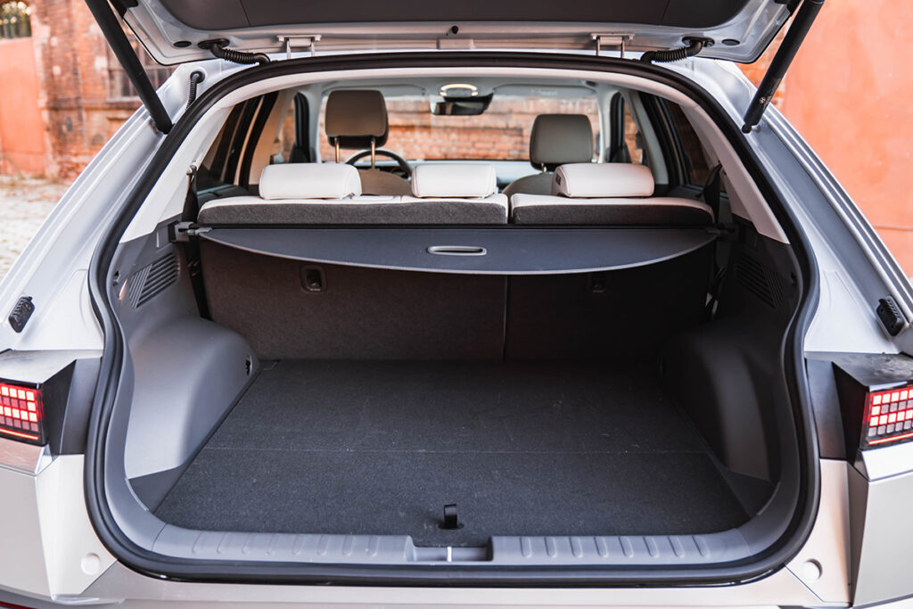 Geöffneter Kofferraum des Hyundai Ioniq 5