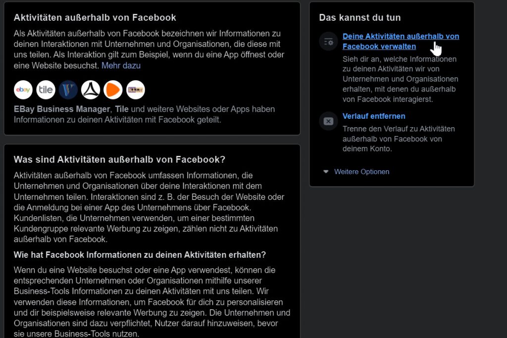 Facebook-Dienste